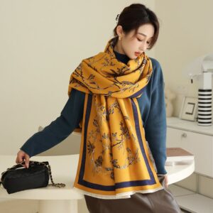 Khăn Quàng Cổ Nữ Hoạ Tiết – Cách Tạo Điểm Nhấn Ấn Tượng Cho Outfit