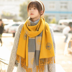 Khăn Cashmere Dệt Kim Cho Những Ngày Se Lạnh