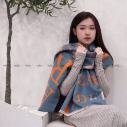 Khăn len Cashmere cao cấp cho nữ họa tiết chữ cái - TWD001 làm quà