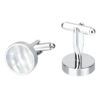 Kẹp Cà Vạt và Khuy Măng Set CB-WD002 Khảm Trai Thời Trang