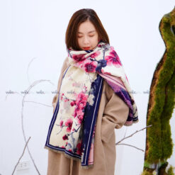 Khăn quàng cổ cao cấp len Cashmere cho nữ KQ-WD30 làm quà tặng
