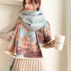 Phối Khăn Cashmere Với Trang Phục Dạo Phố Cuối Tuần
