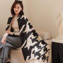 Khăn quàng cổ cao cấp len Cashmere cho nữ KQ-WD37 làm quà tặng