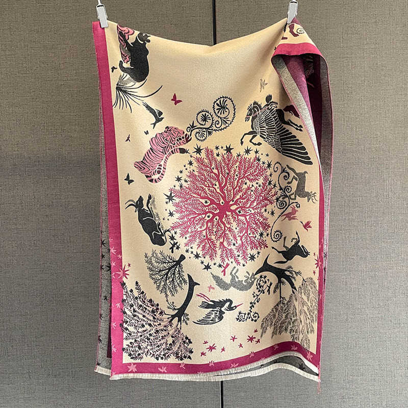 Khăn quàng cổ cao cấp len Cashmere cho nữ KQ-WD39 làm quà tặng