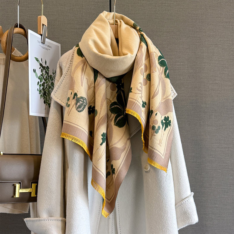Khăn quàng cổ cao cấp len Cashmere cho nữ KQ-WD42 làm quà tặng